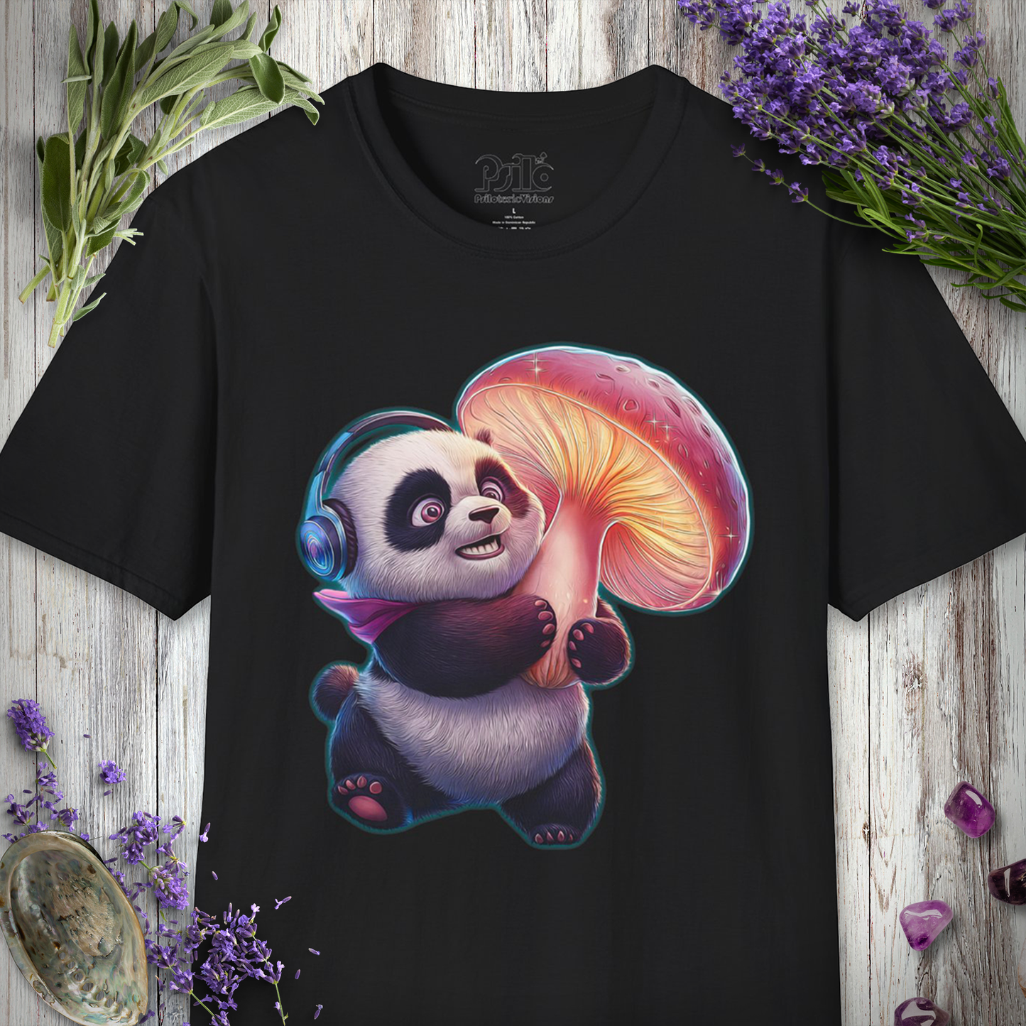 Panda Mushroom T-SHIRT