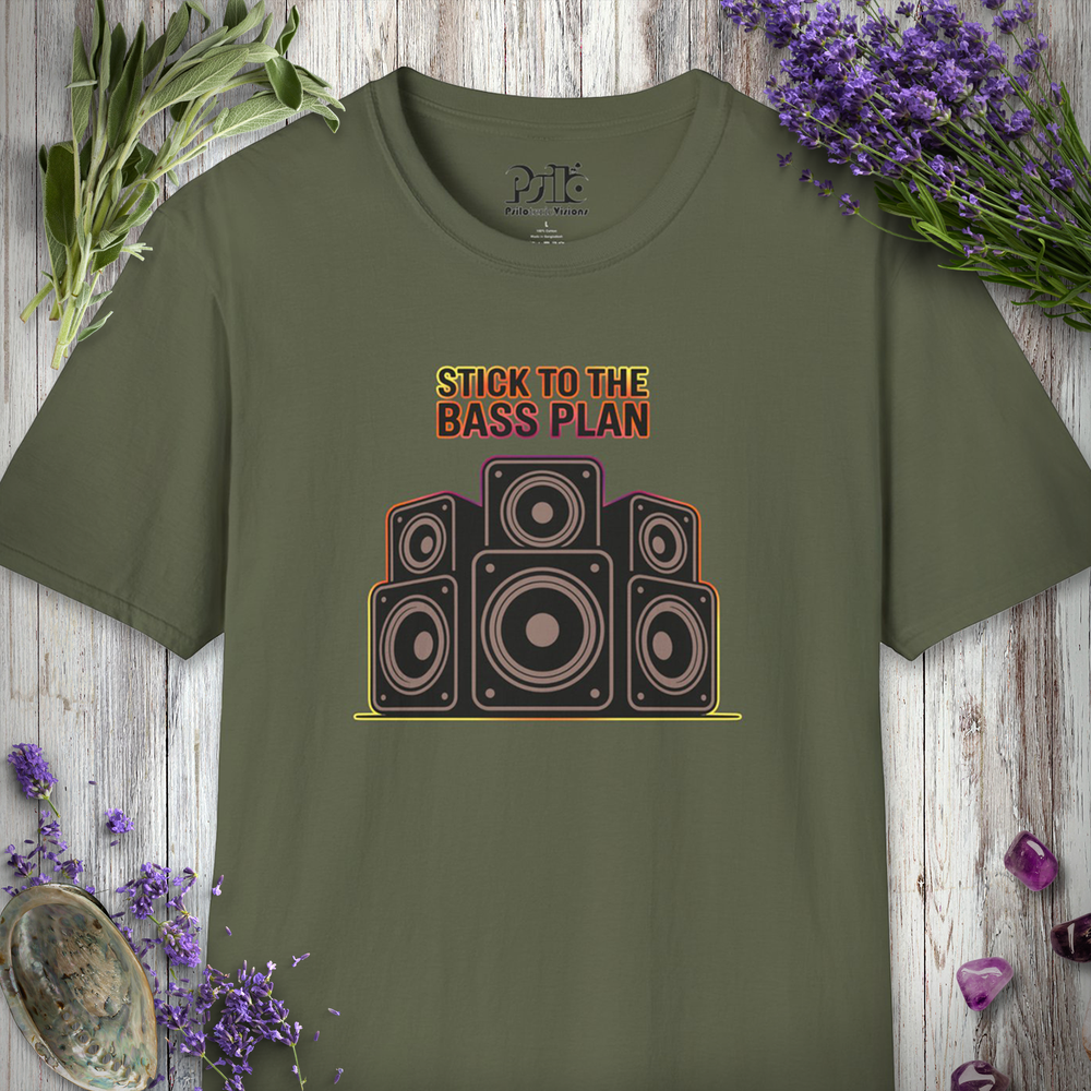 "Stick to the Bass Plan" T-SHIRT