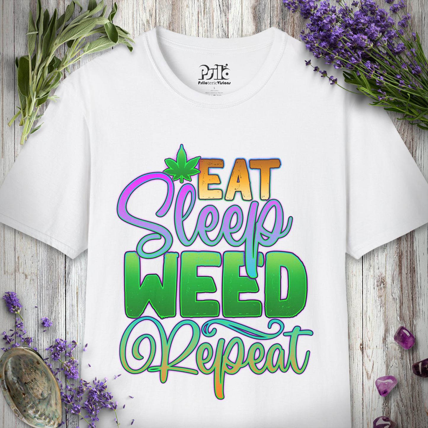 Eat Sleep Weed Repeat T-SHIRT