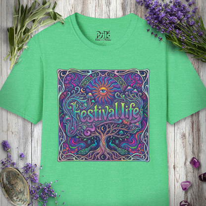 "Festival Life Art Nouveau" T-SHIRT