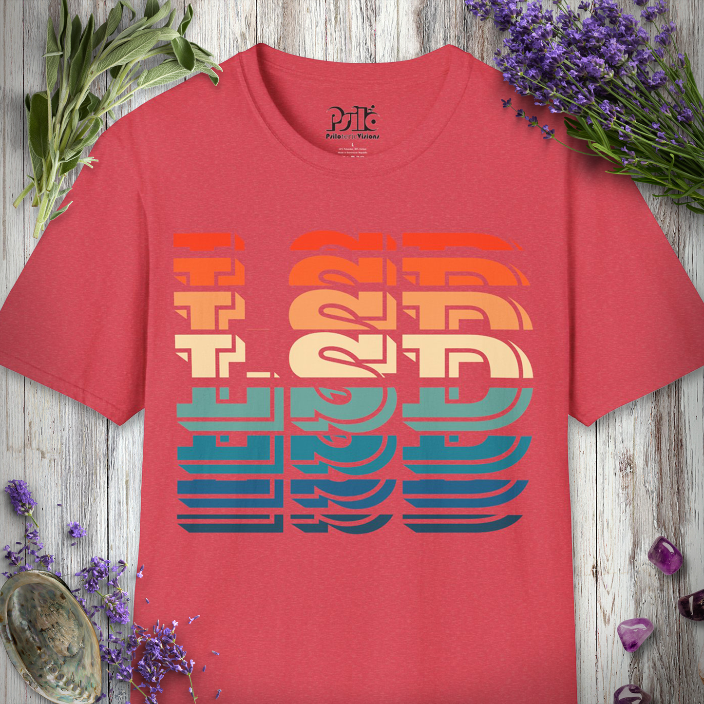 LSD Text Effect T-Shirt