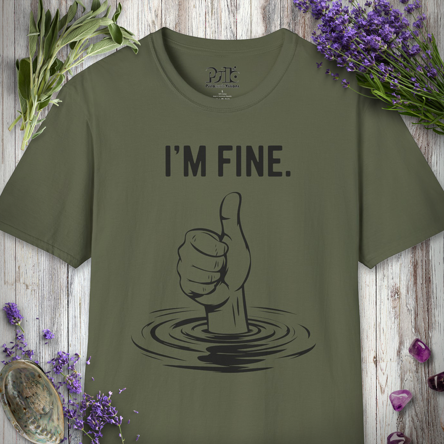 I'm Fine Thumbs UP T-SHIRT