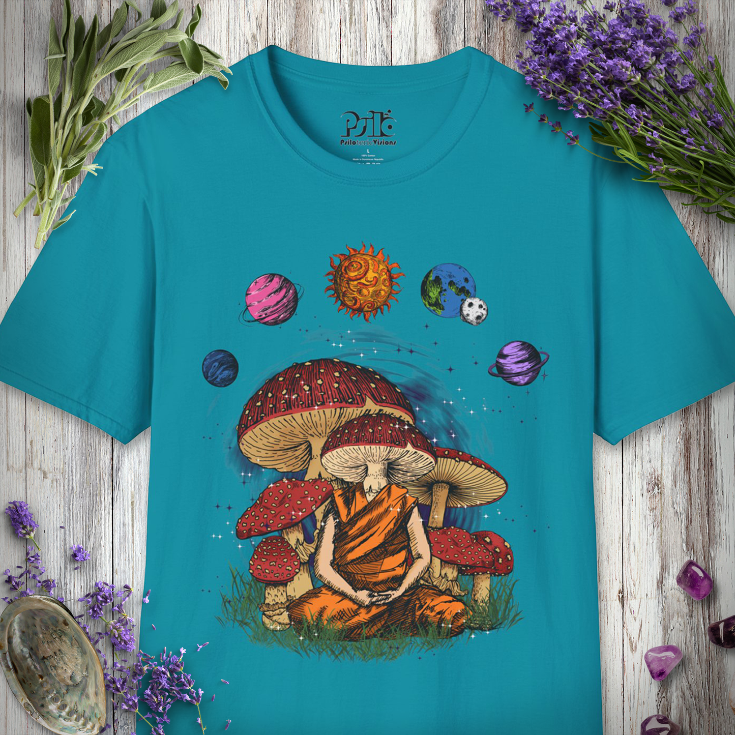 Buddhist Mushroom Head T-SHIRT