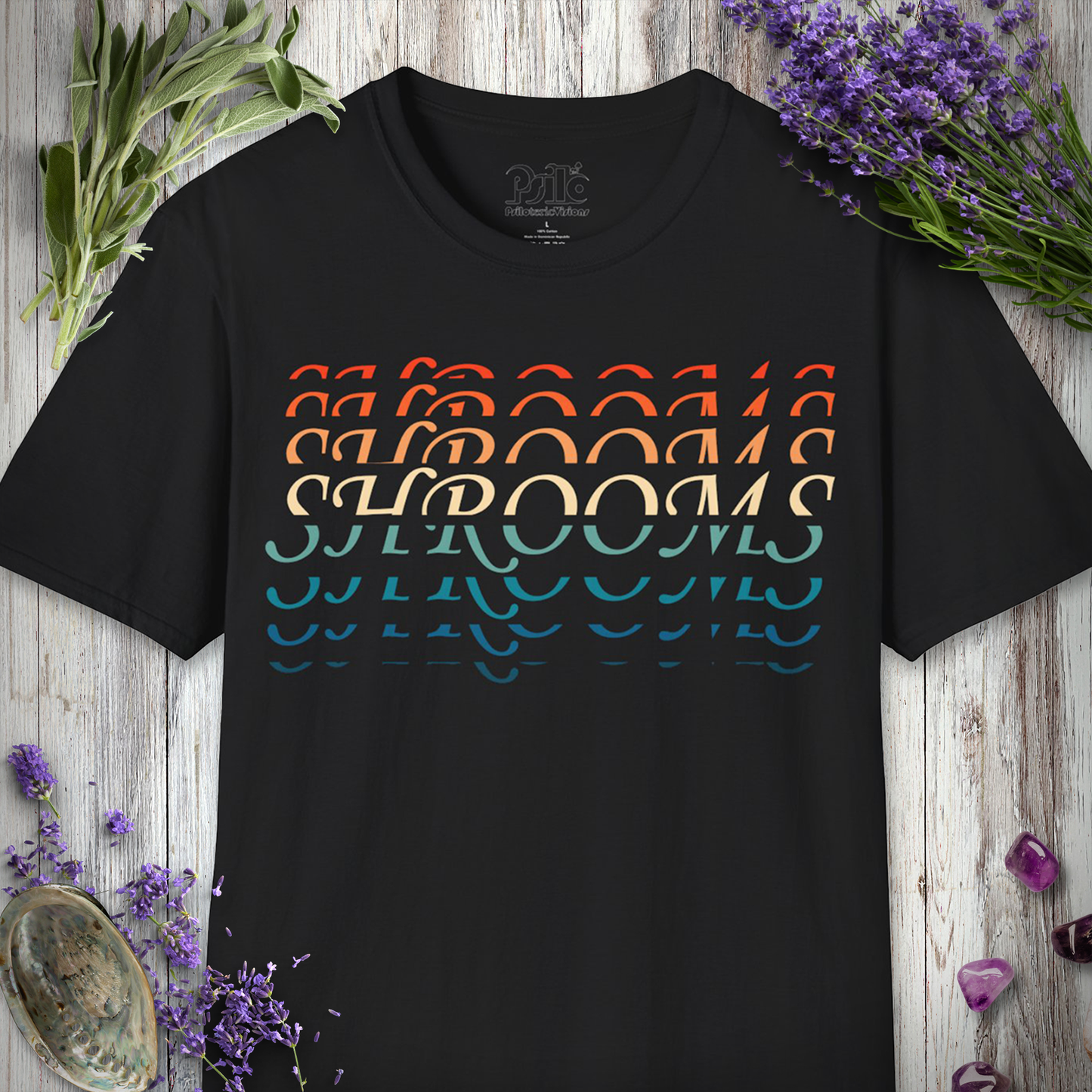 Shrooms Text Effect T-SHIRT