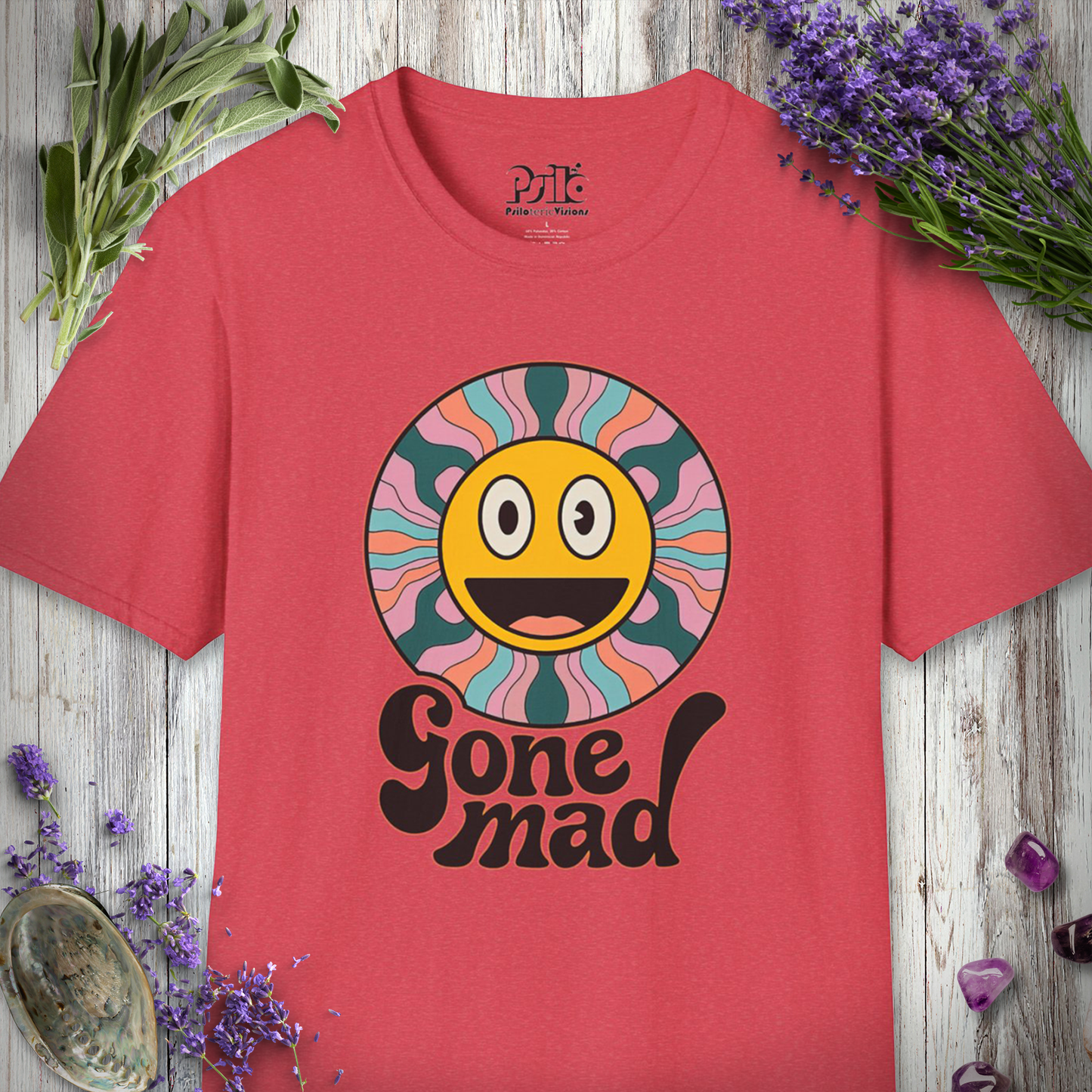 Gone Mad Smiley T-SHIRT