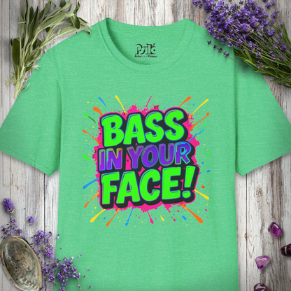 "Bass In Your Face (Paint)" T-SHIRT