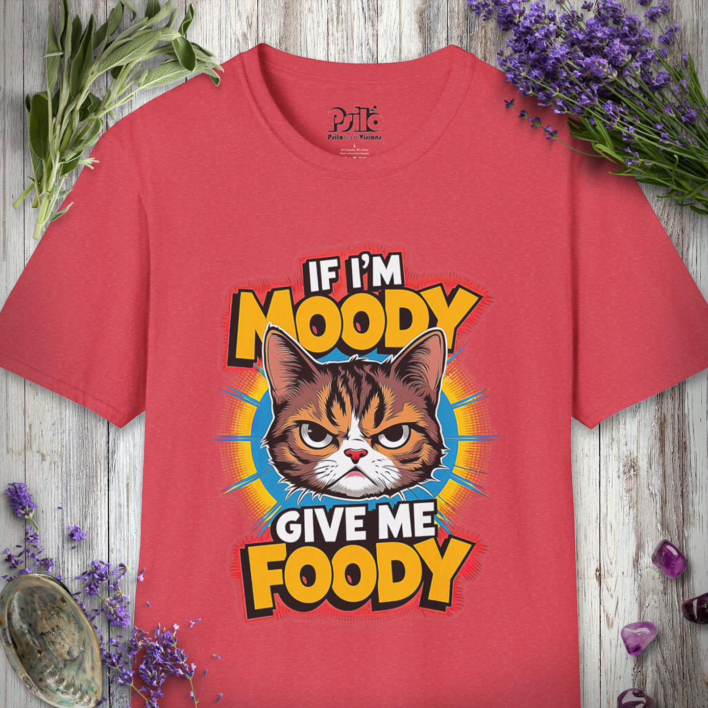 If I'm Moody Give Me Foody T-SHIRT