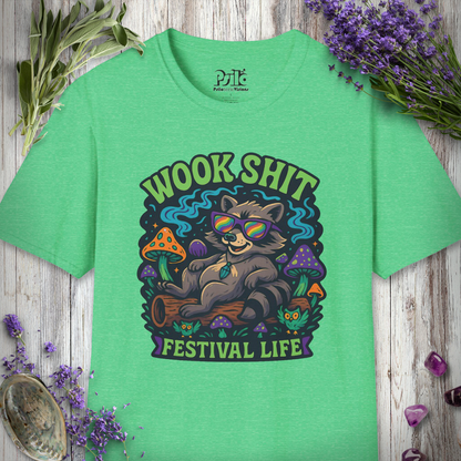 "Wook Life Raccoon" T-SHIRT