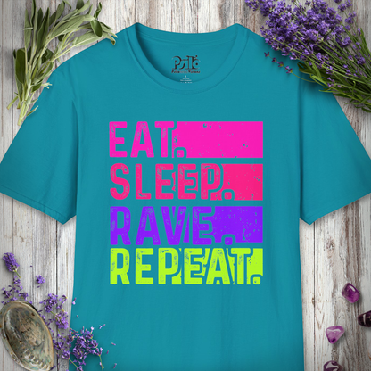 "Eat Sleep Rave Repeat Grunge" T-SHIRT