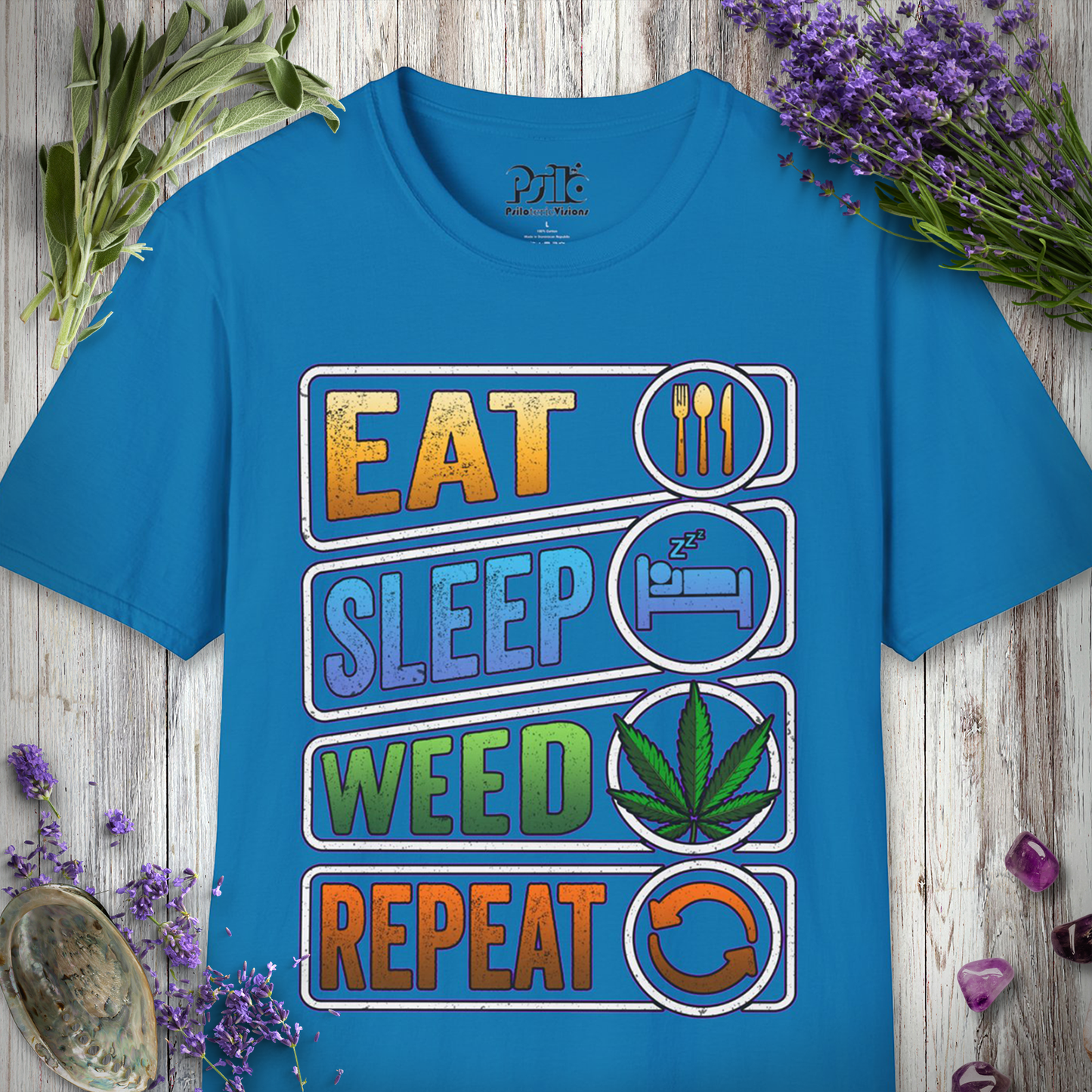 Weed Repeat T-SHIRT