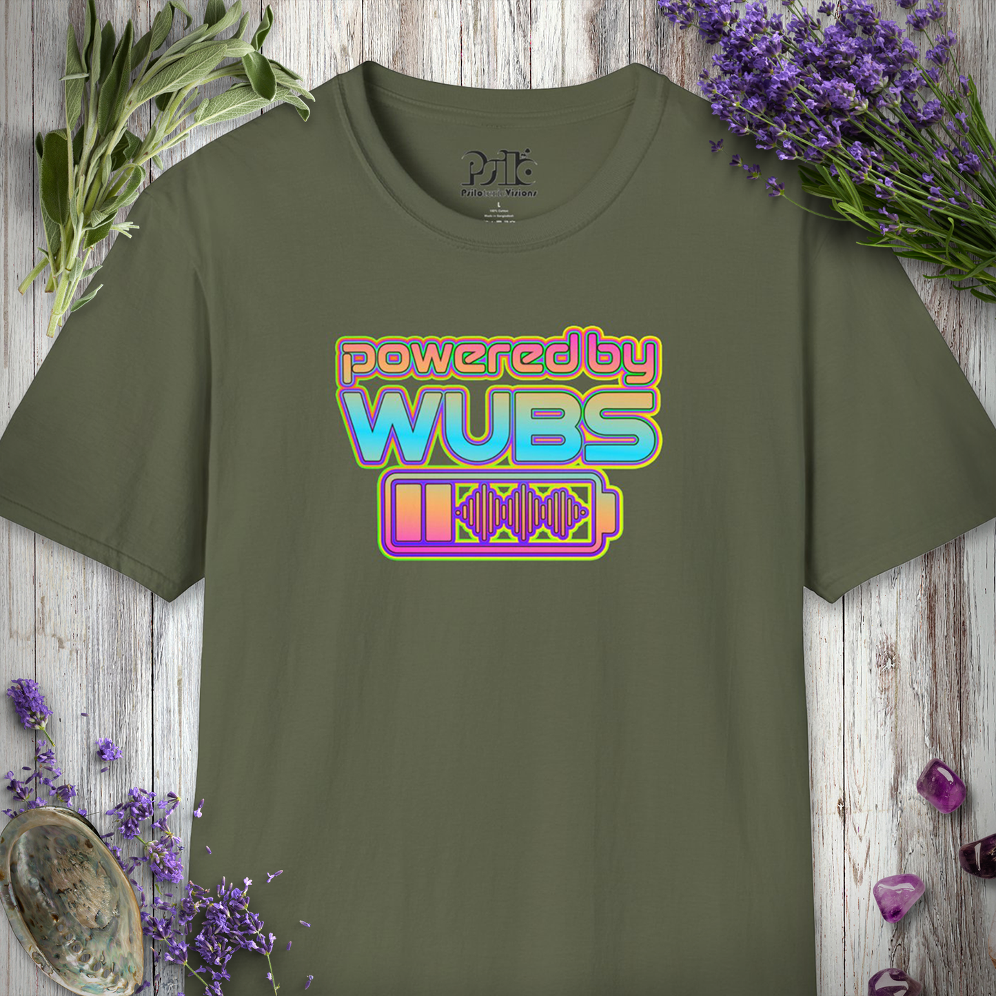 "Powered By Wubs" T-SHIRT