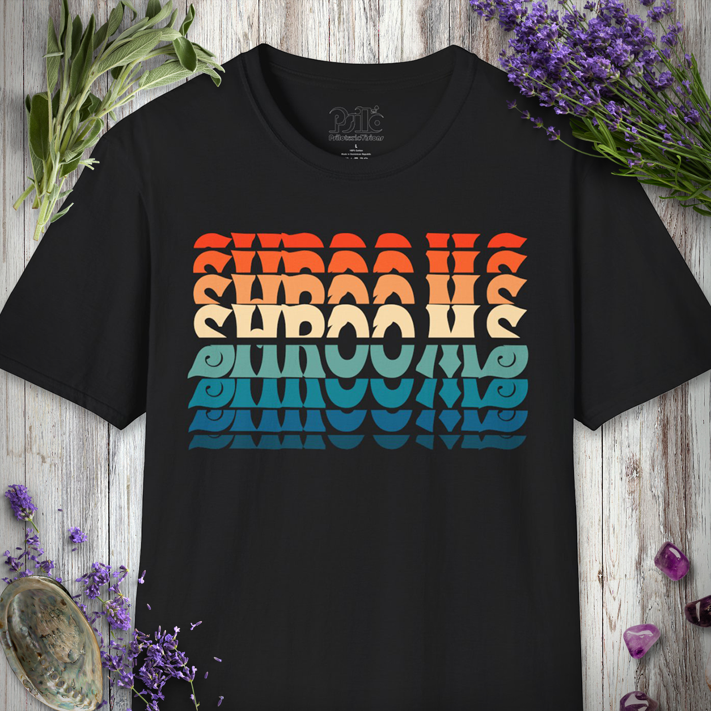 Shrooms Text Effect T-SHIRT