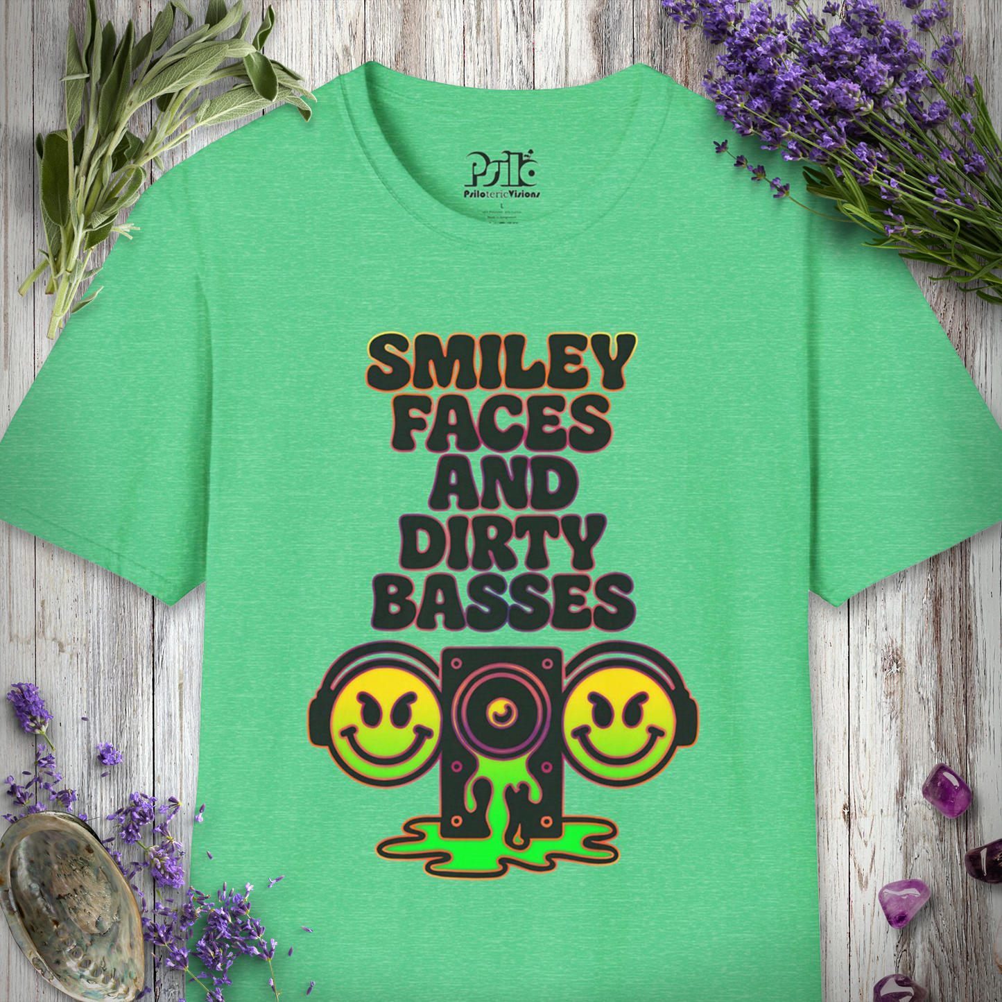 "Smiley Faces & Dirty Basses" T-SHIRT