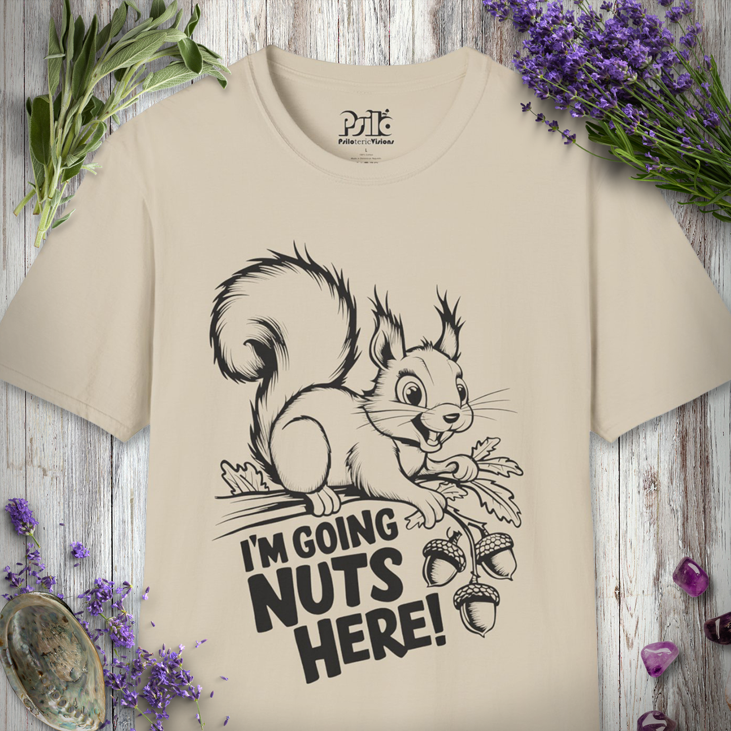 Going Nuts Here T-SHIRT