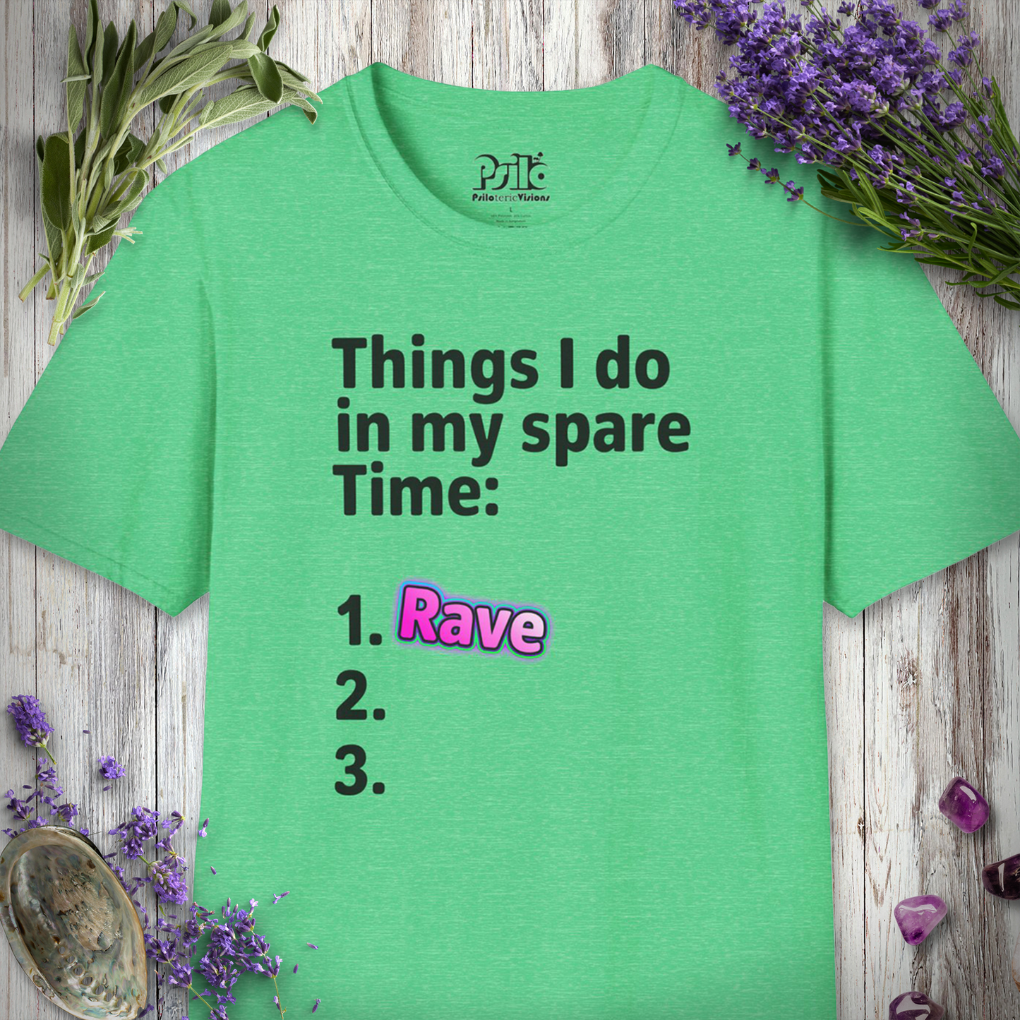 "Spare Time - Rave" T-SHIRT