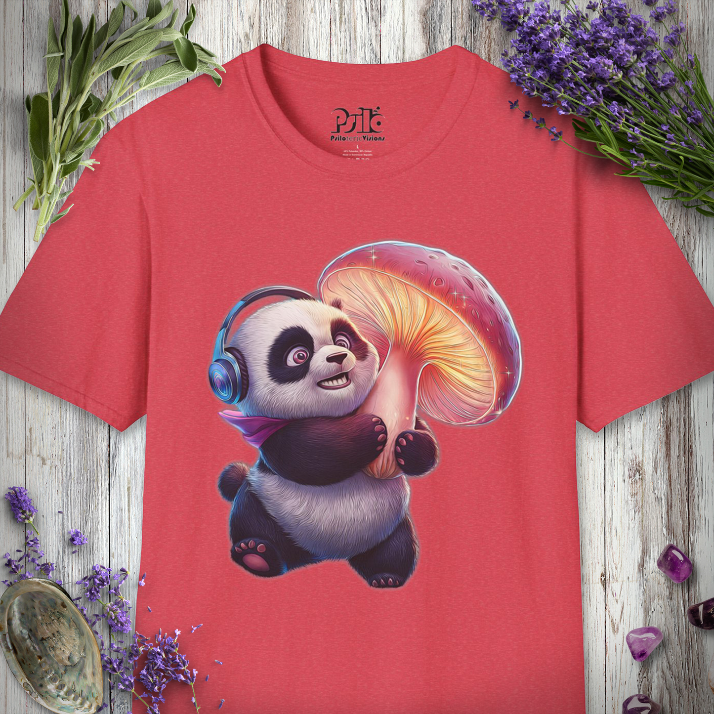 Panda Mushroom T-SHIRT