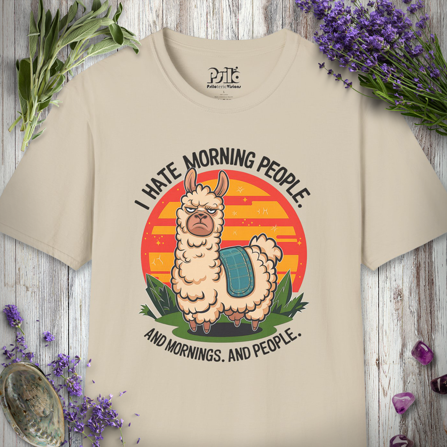 Morning Llama T-SHIRT