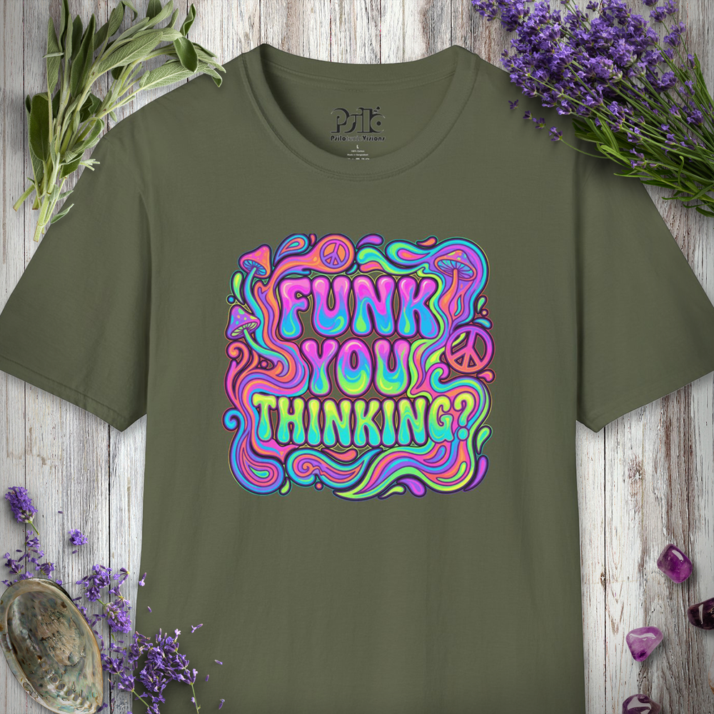 "Funk You Thinking (Pastel Neon)" T-SHIRT