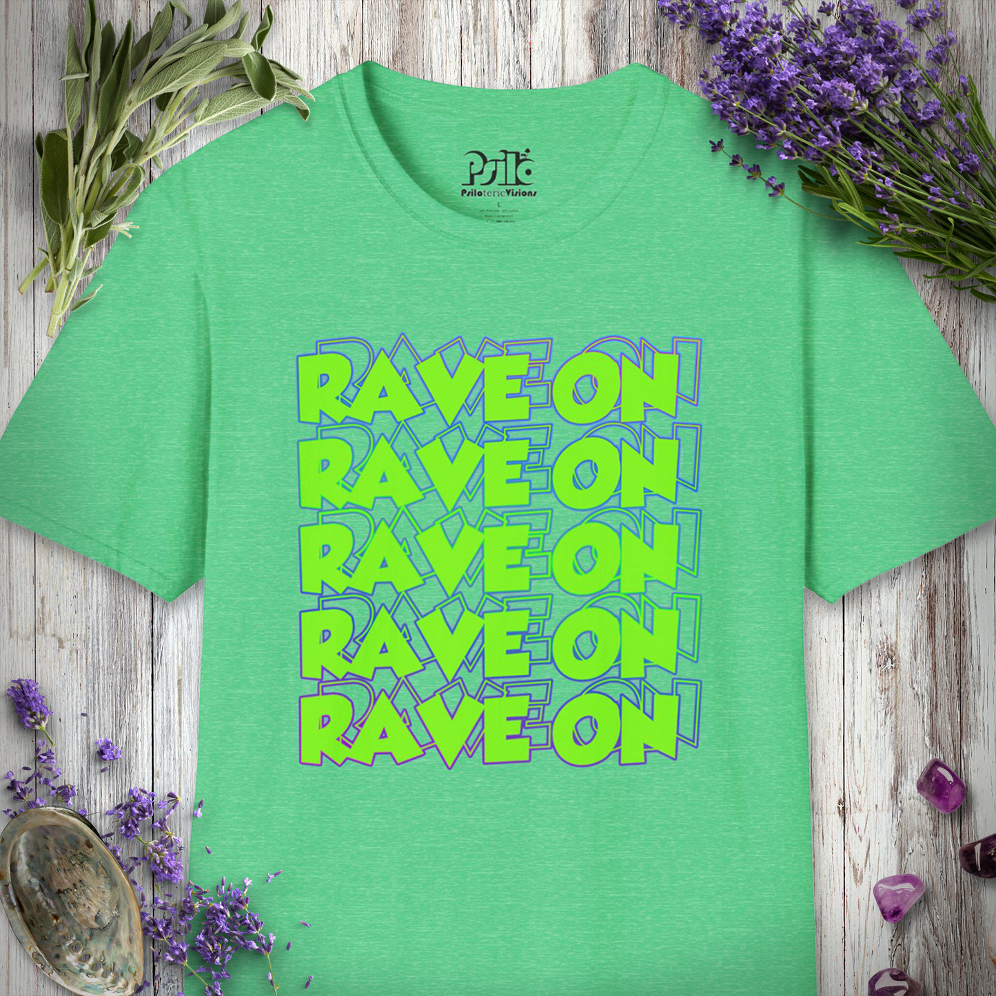 "Rave On Green V2" T-SHIRT