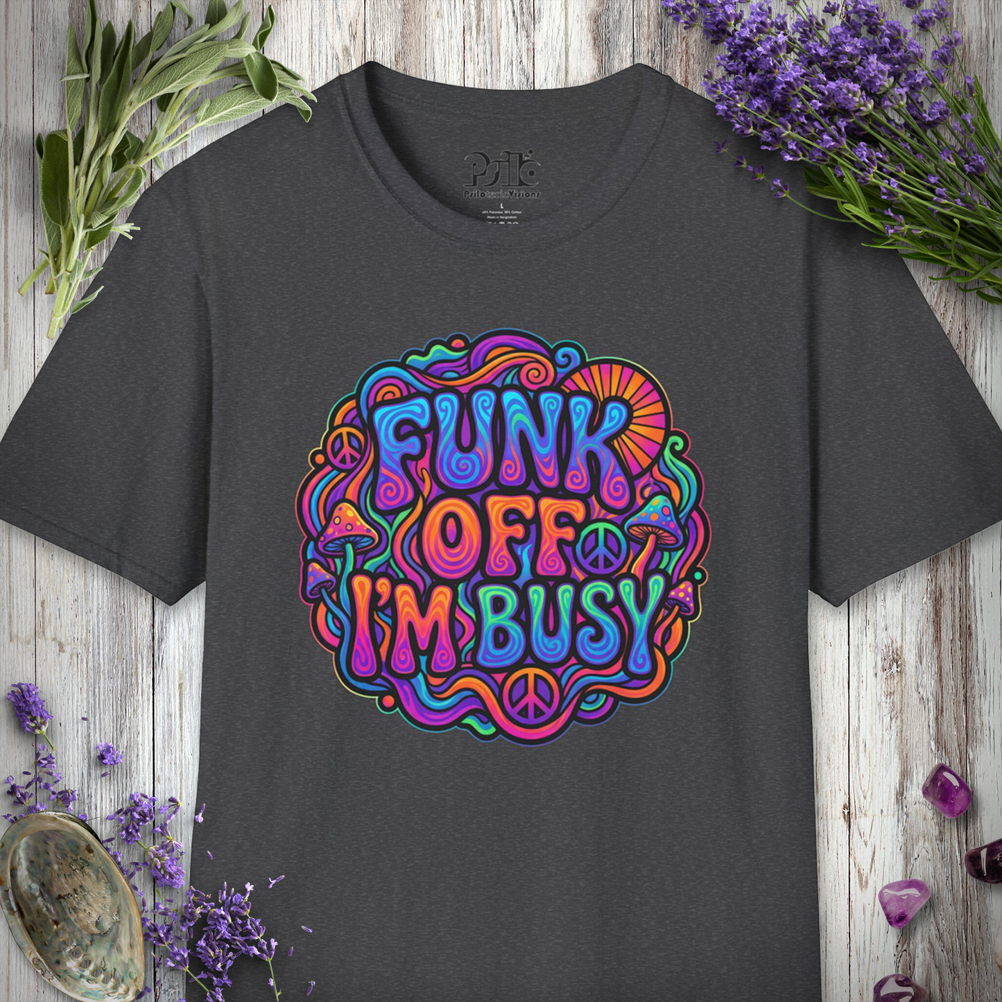 "Funk Off Mushrooms" T-SHIRT