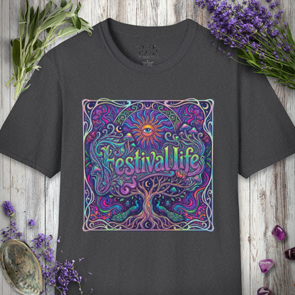 "Festival Life Art Nouveau" T-SHIRT