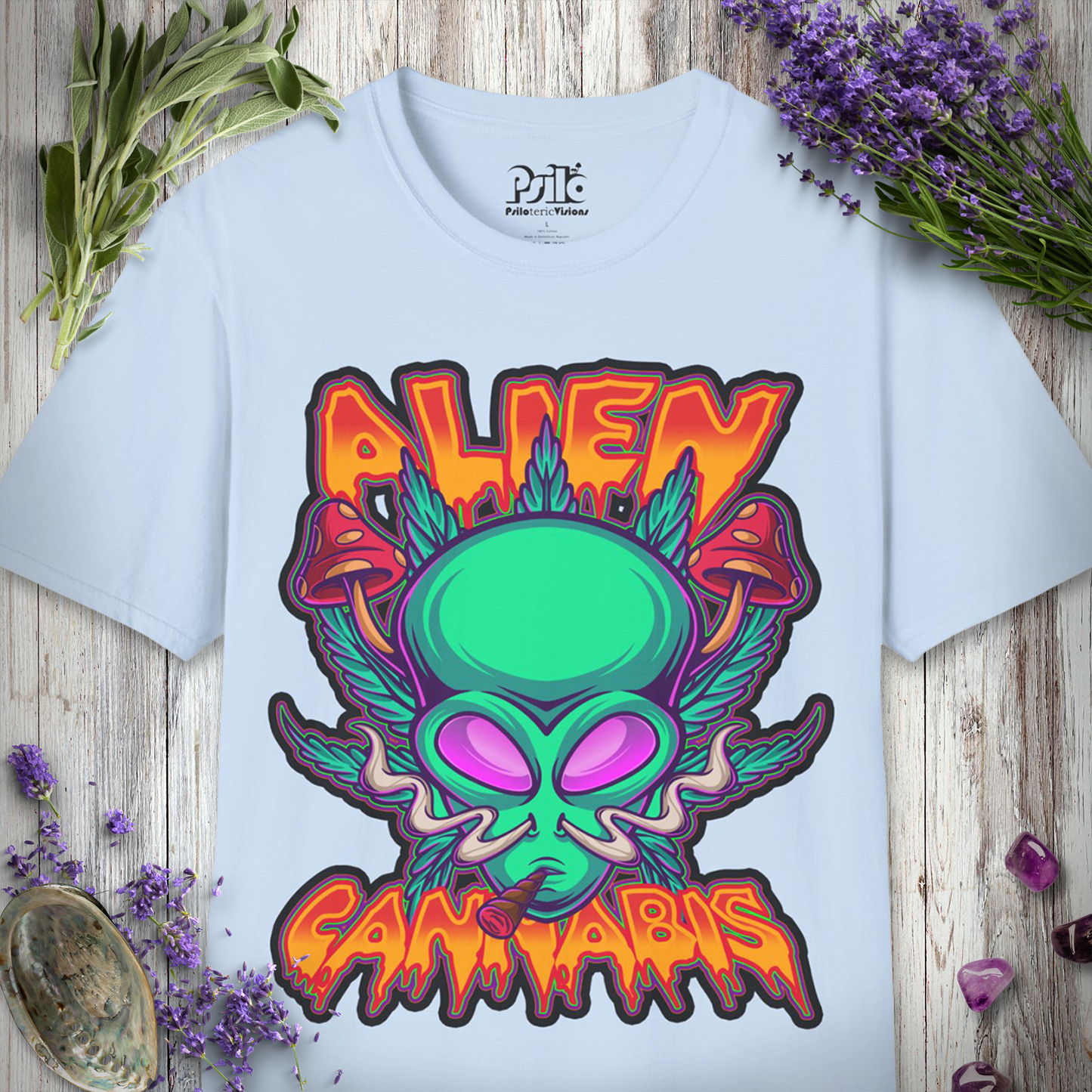 Alien Cannabis T-SHIRT