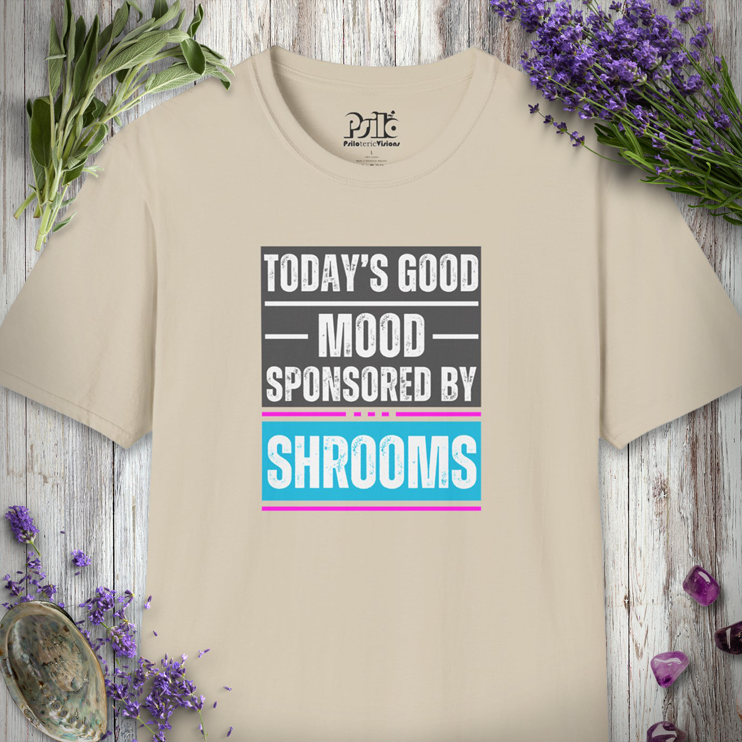 Sponsored By Shrooms T-SHIRT *