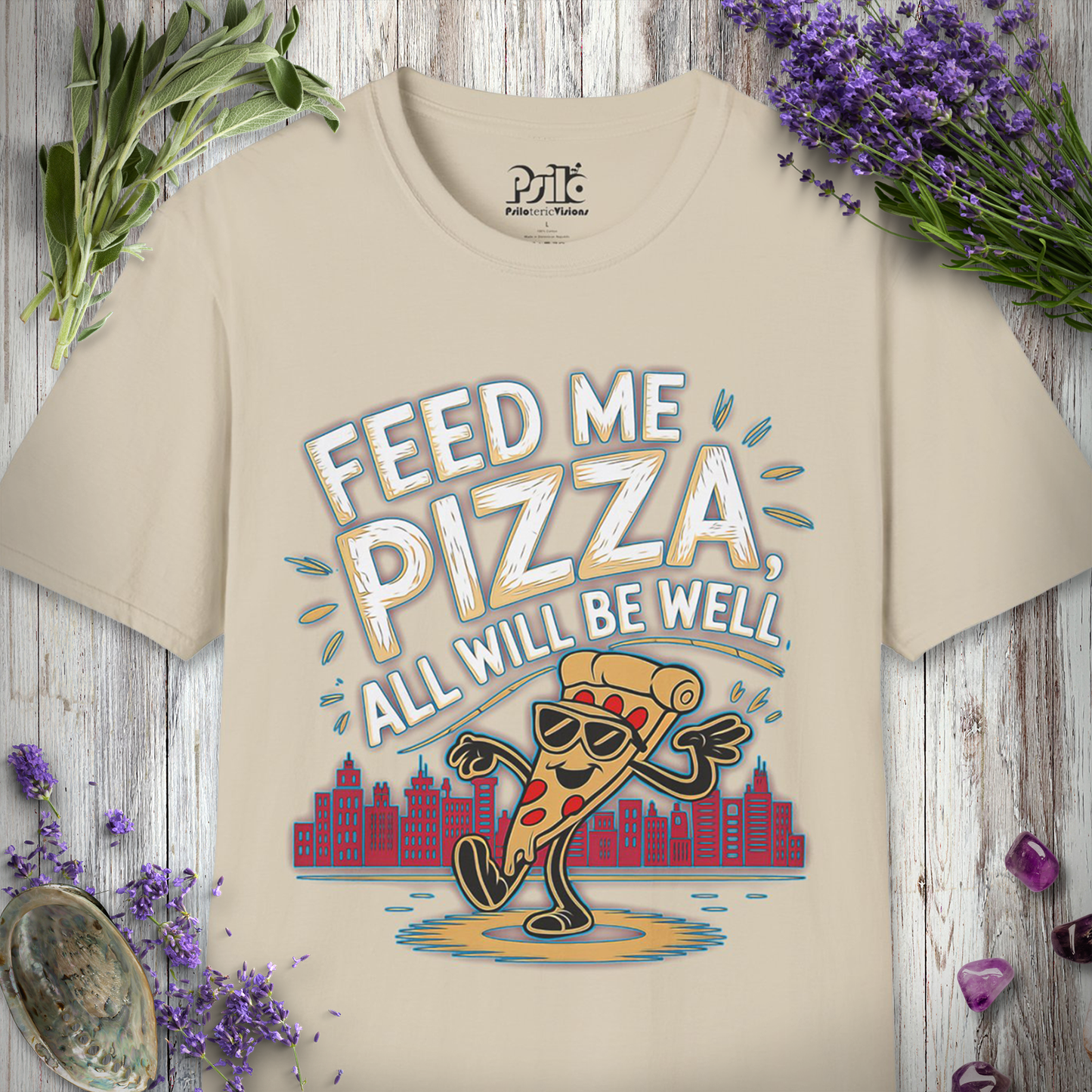 Feed Me Pizza T-SHIRT