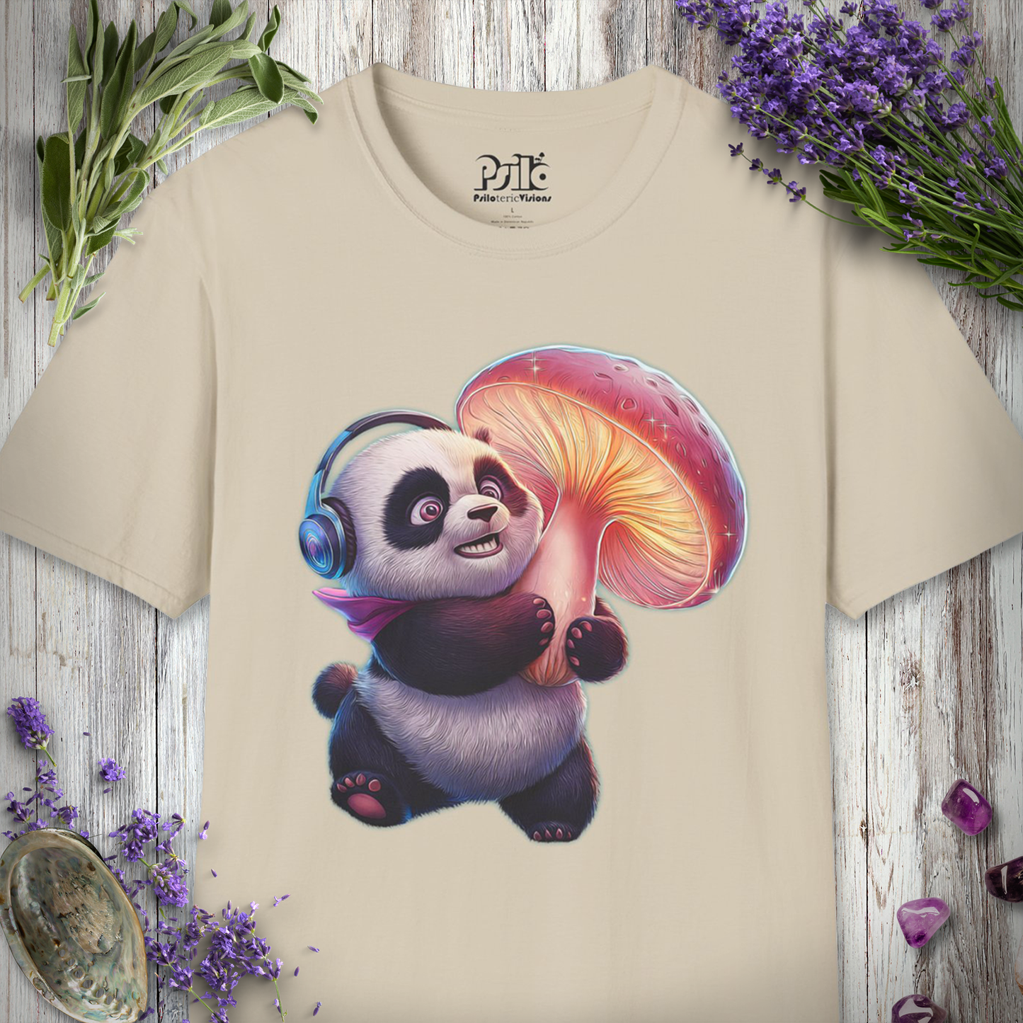 Panda Mushroom T-SHIRT