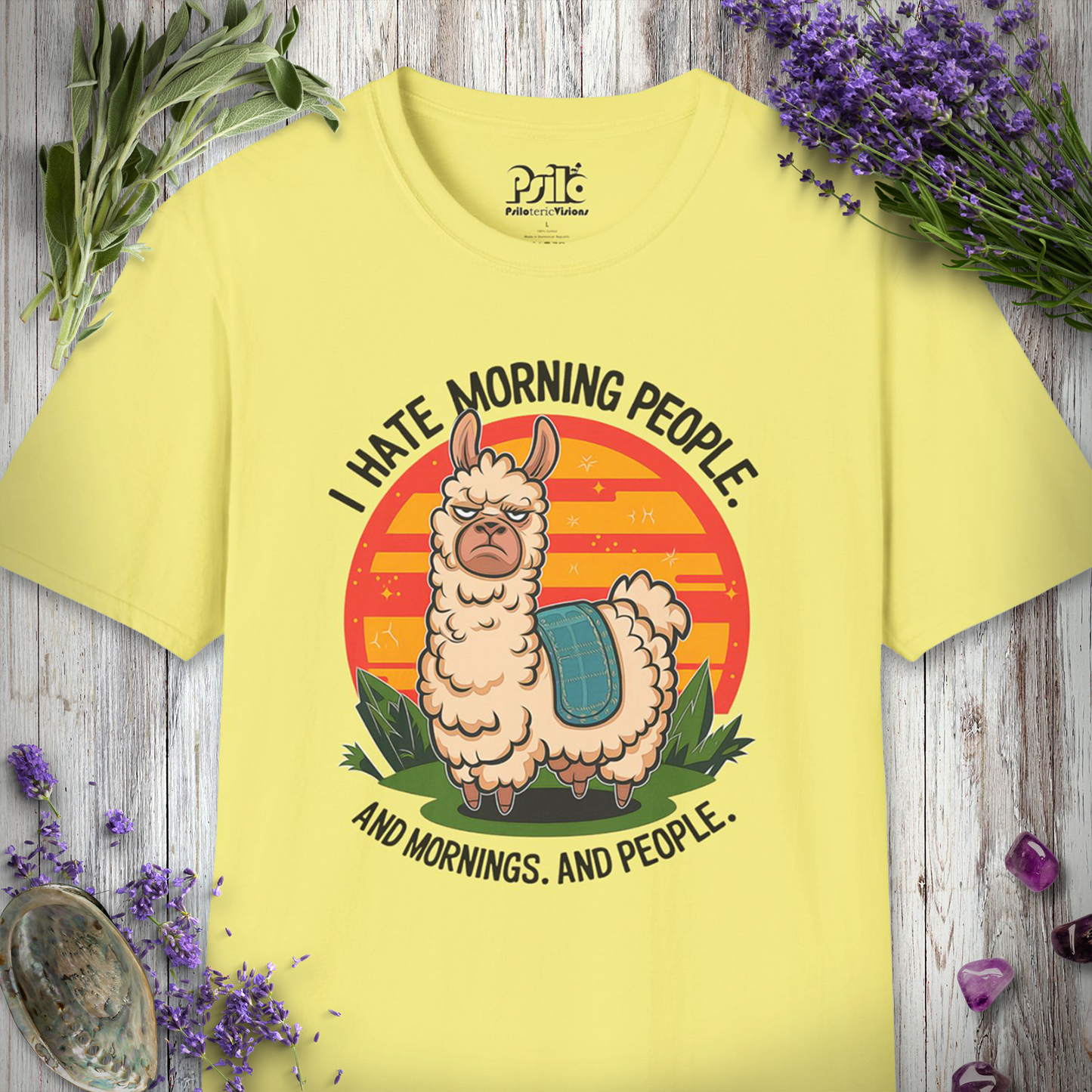 Morning Llama T-SHIRT