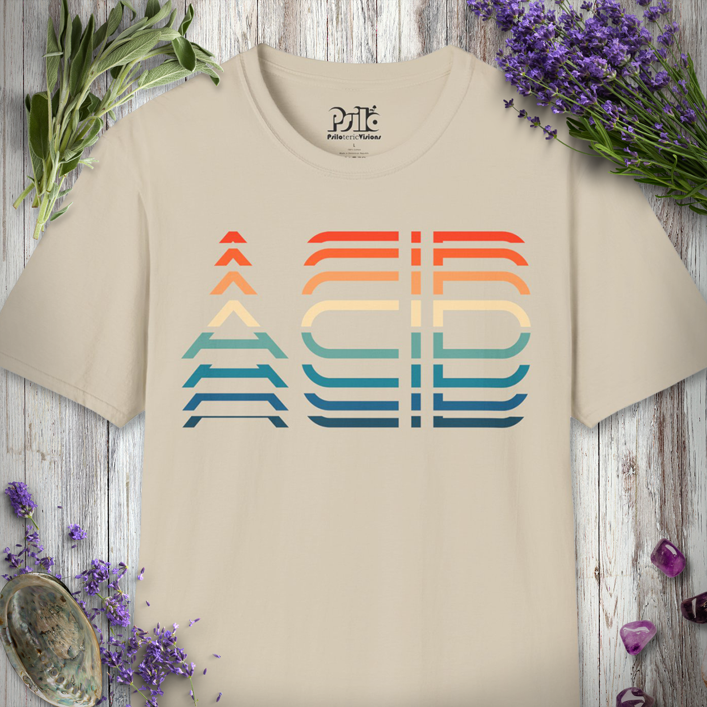 Acid Text Effect T-Shirt