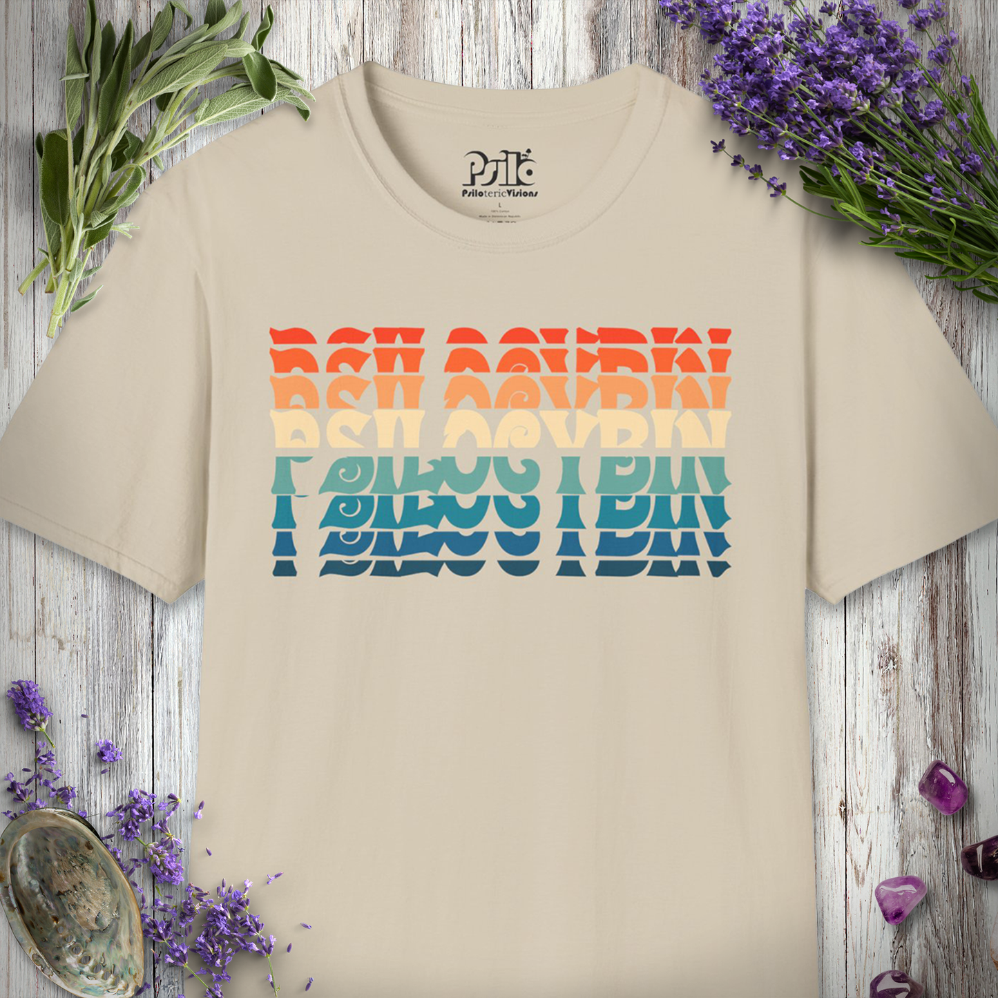 Psilocybin Text Effect T-SHIRT