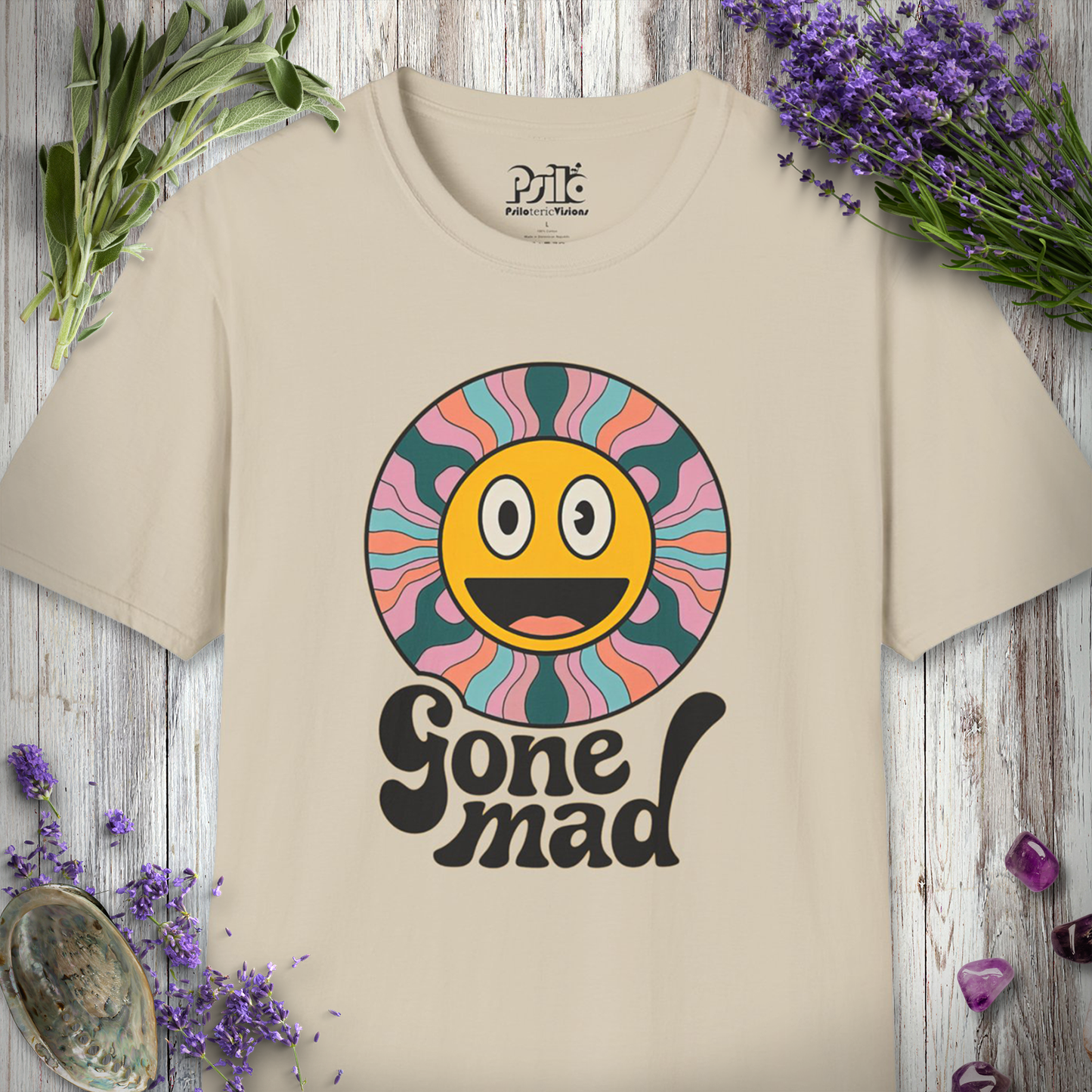 Gone Mad Smiley T-SHIRT