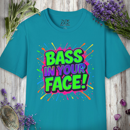 "Bass In Your Face (Paint)" T-SHIRT