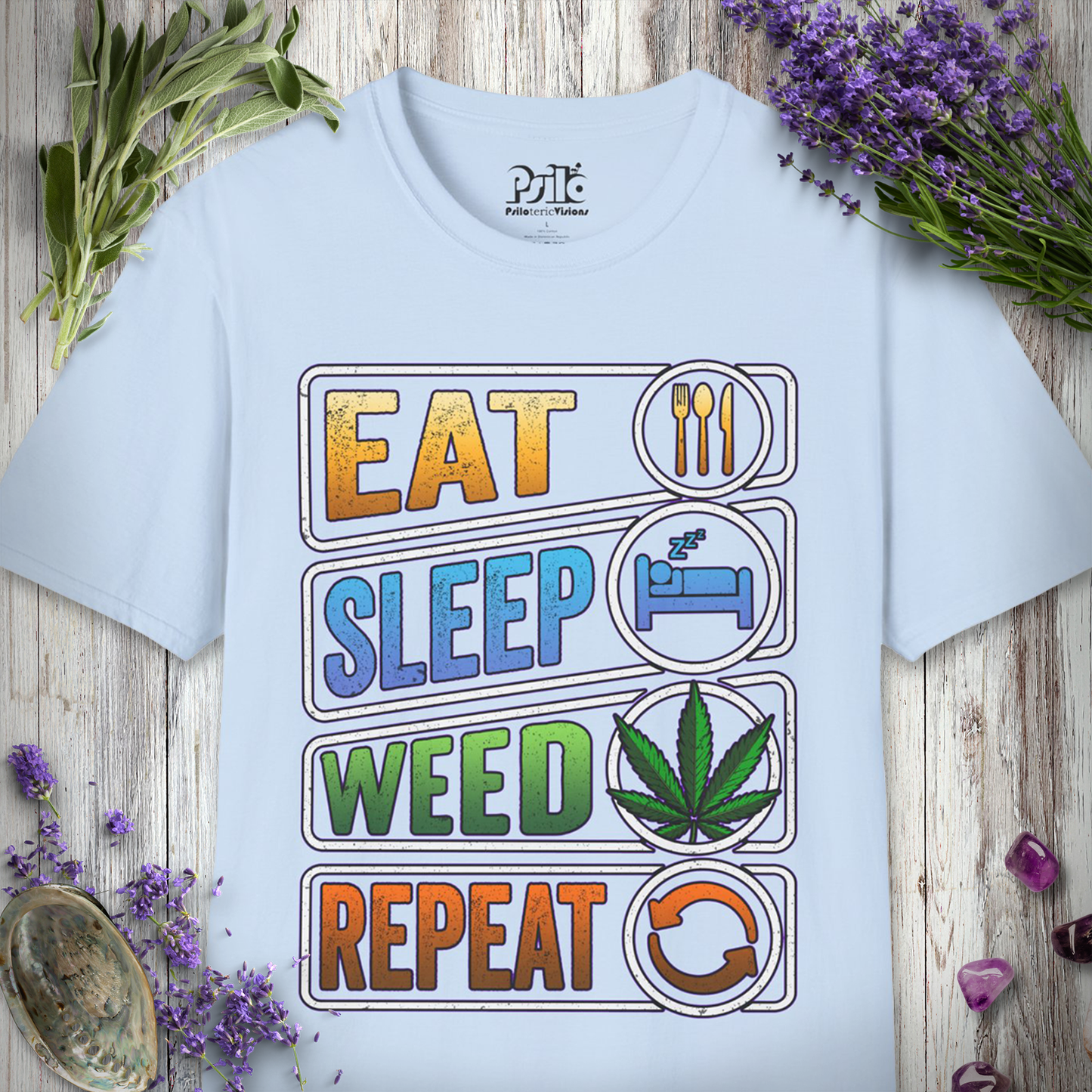 Weed Repeat T-SHIRT