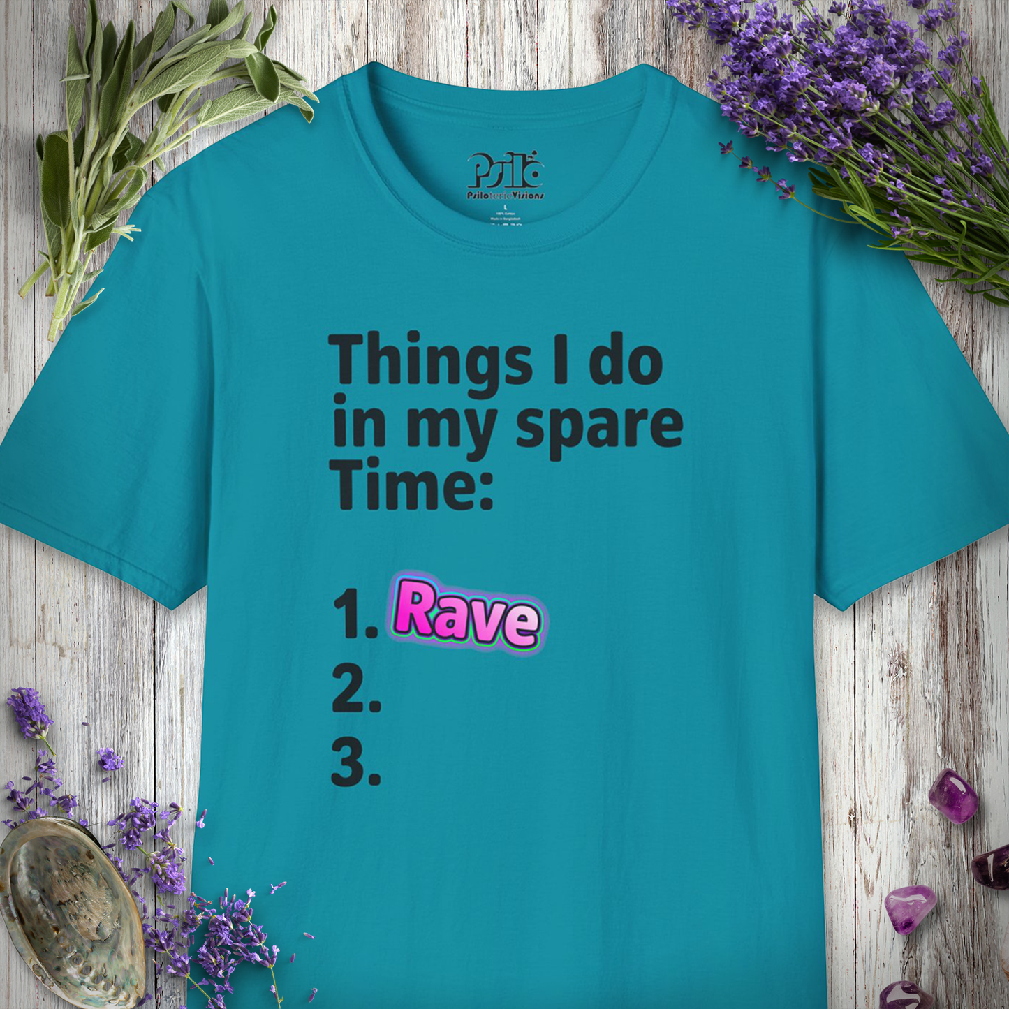 "Spare Time - Rave" T-SHIRT