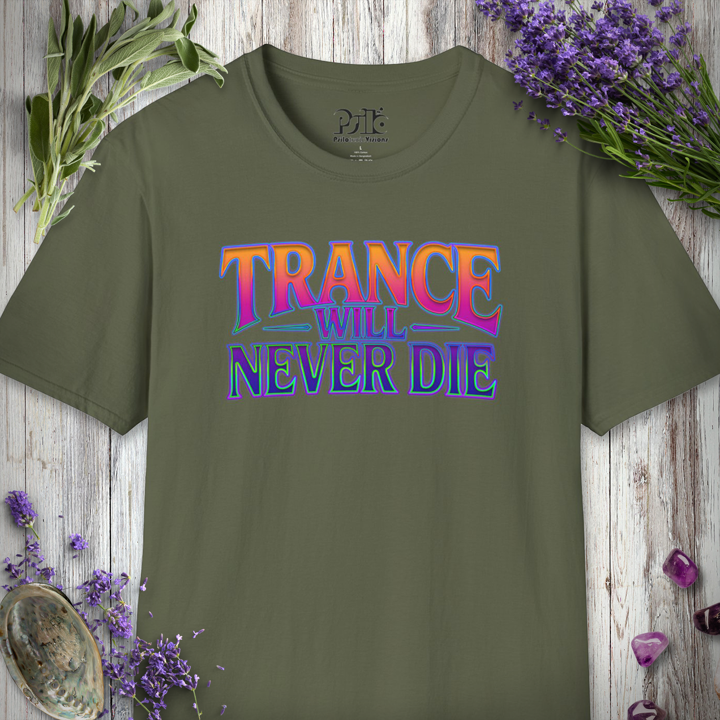 "Trance Will Never Die" T-SHIRT