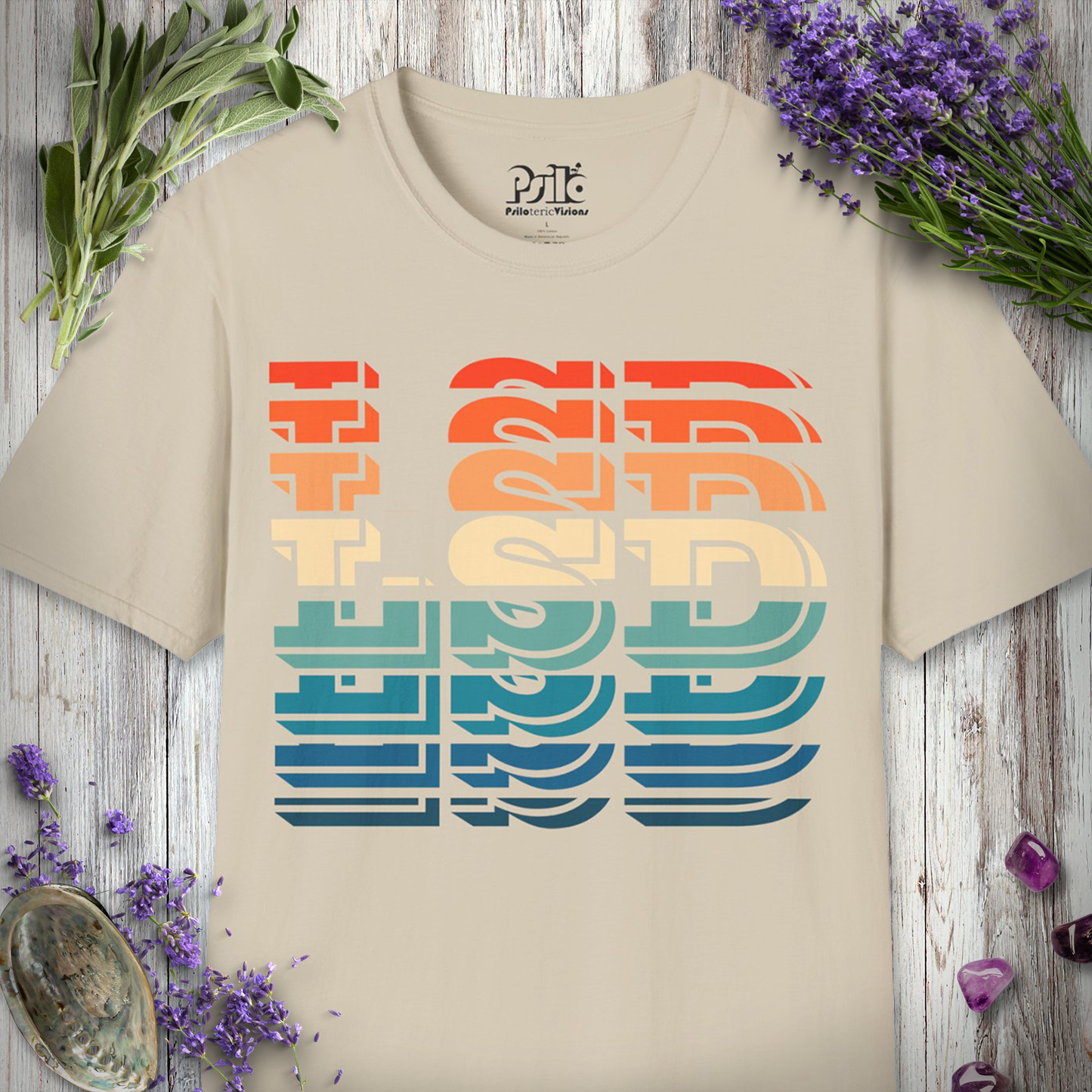 LSD Text Effect T-Shirt