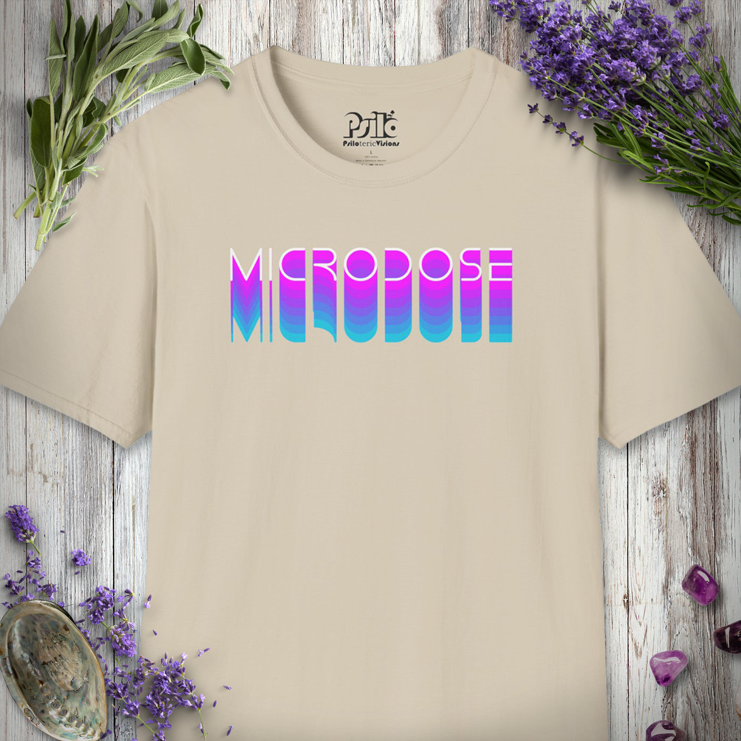 Microdose Text Effect T-SHIRT *