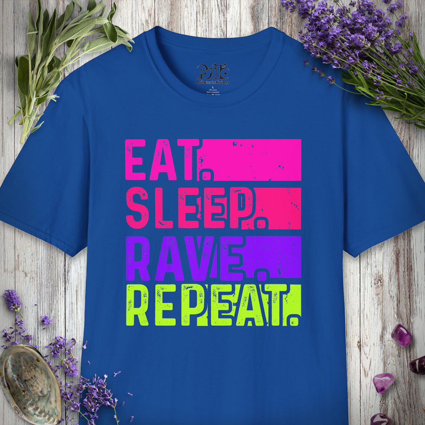 "Eat Sleep Rave Repeat Grunge" T-SHIRT