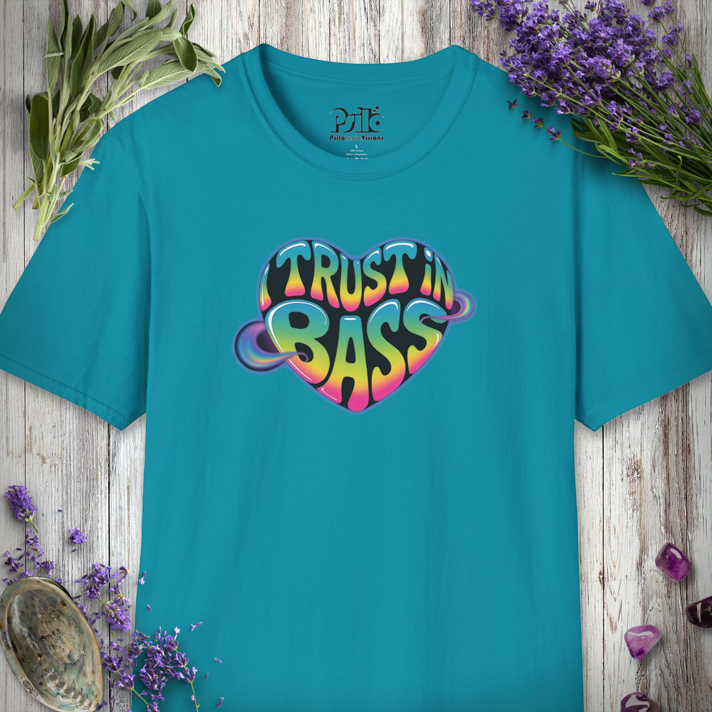 "I Trust In Bass Heart" T-SHIRT