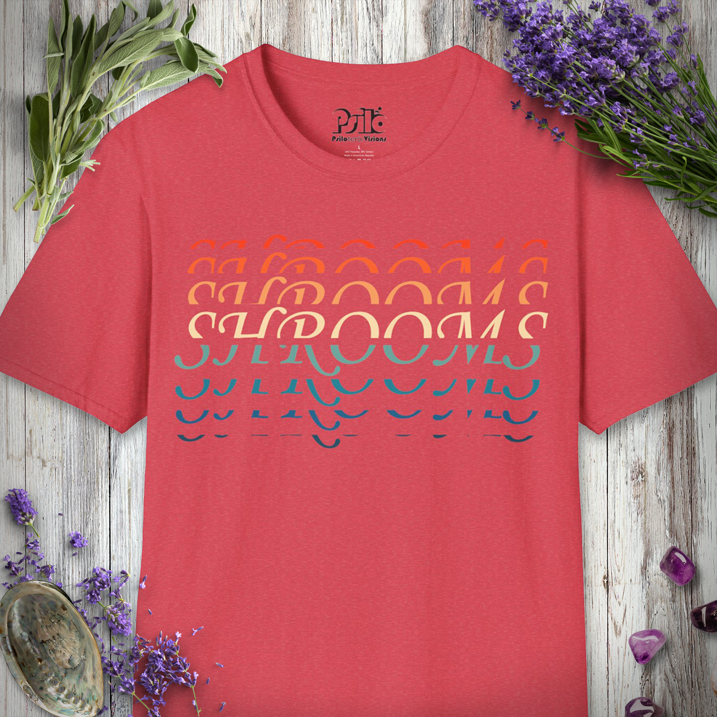 Shrooms Text Effect T-SHIRT