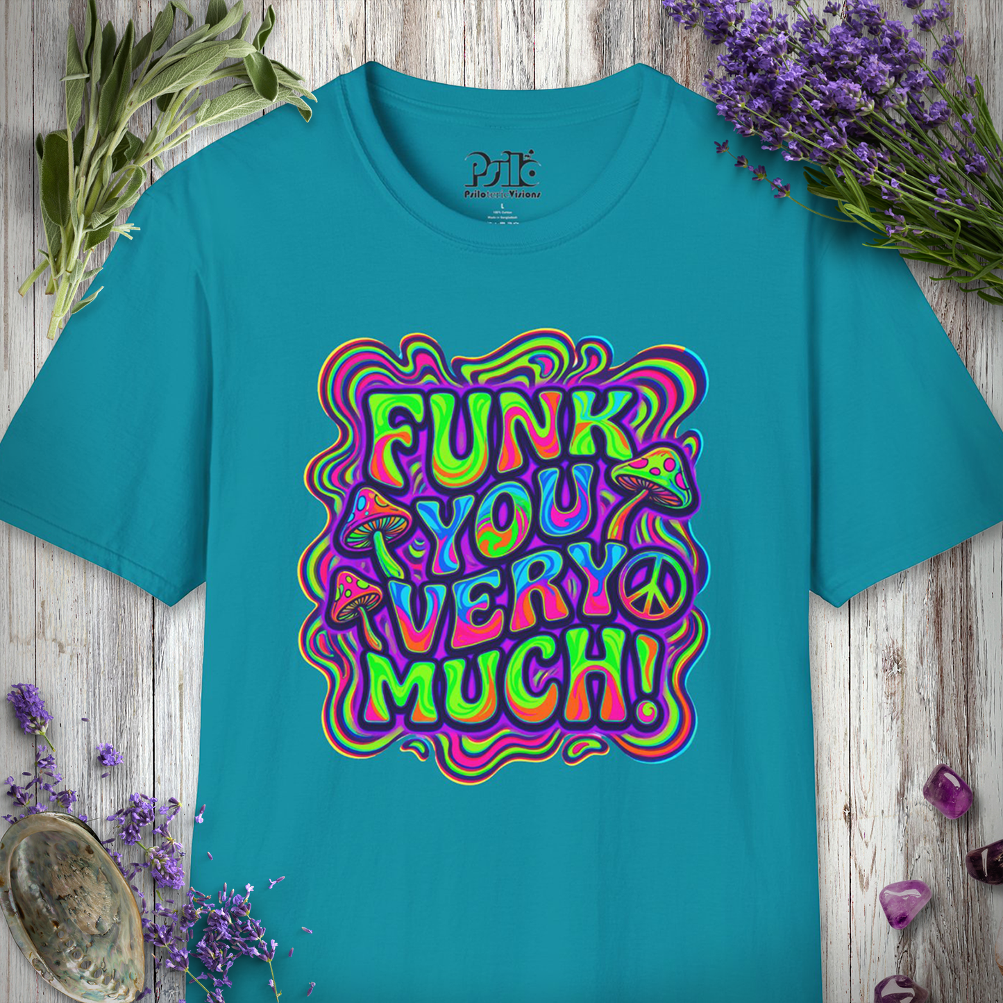 "Funk You Very Much - Neo Mushroom" T-SHIRT