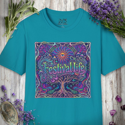 "Festival Life Art Nouveau" T-SHIRT