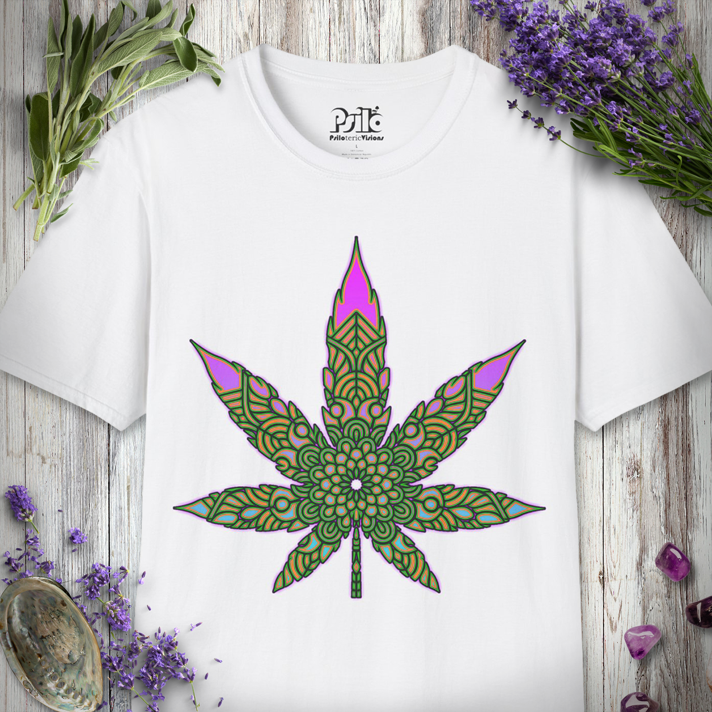 Cannabis Mandala T-SHIRT