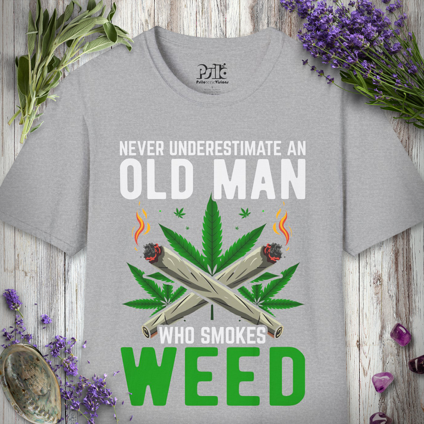 Old Man Weed T-SHIRT