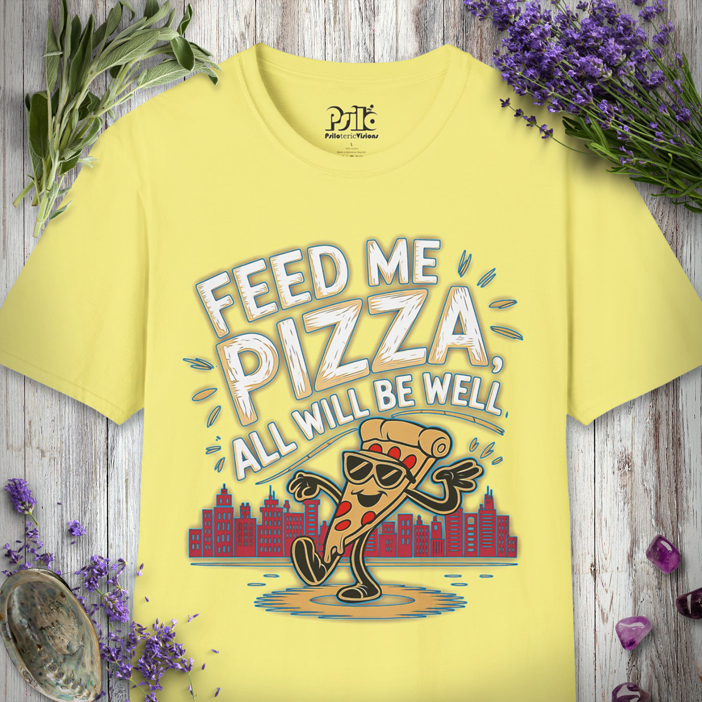 Feed Me Pizza T-SHIRT