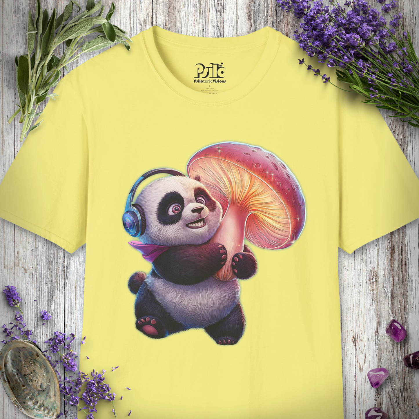 Panda Mushroom T-SHIRT