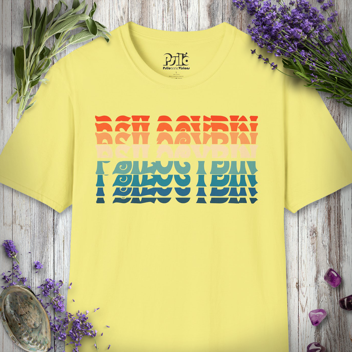 Psilocybin Text Effect T-SHIRT