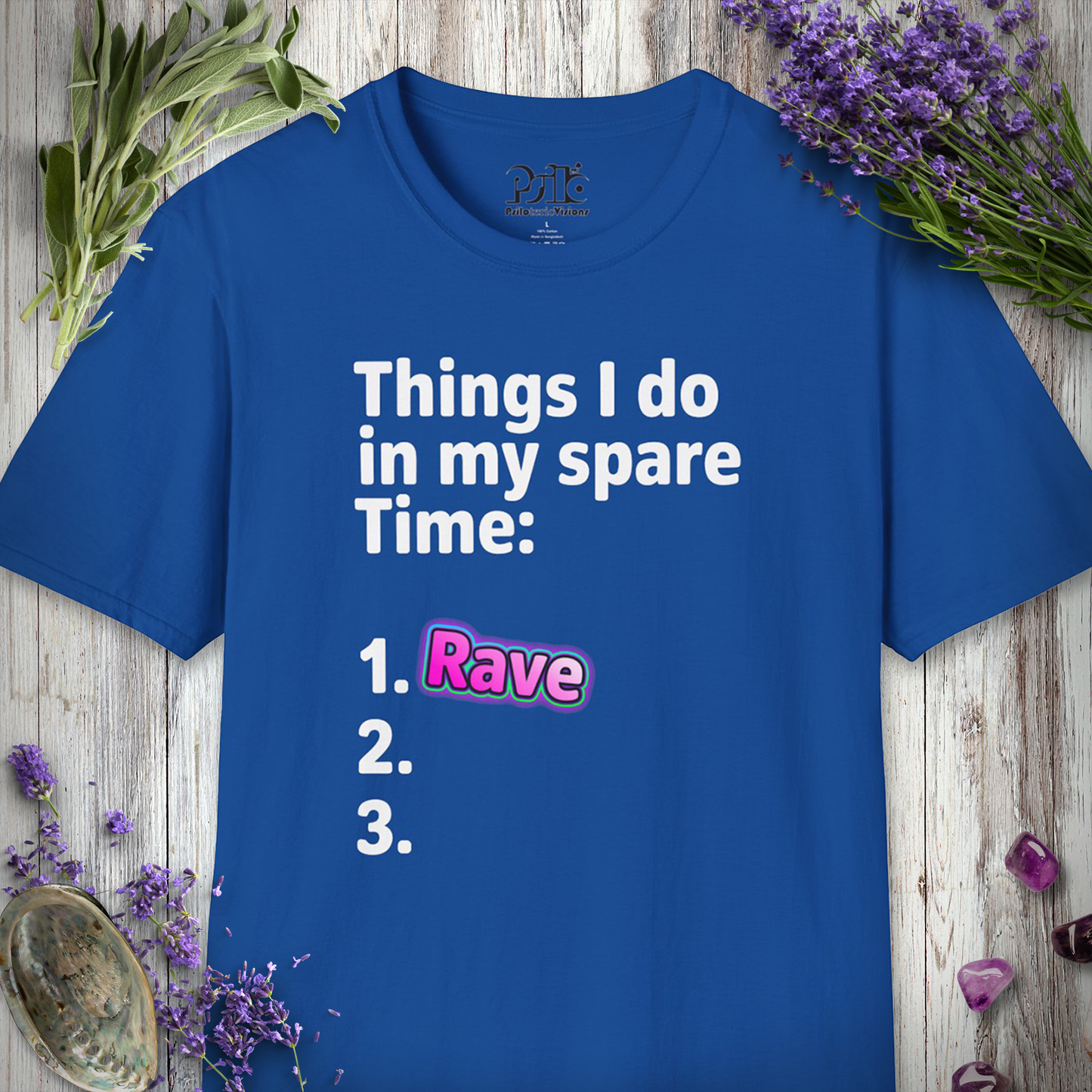 "Spare Time - Rave" T-SHIRT